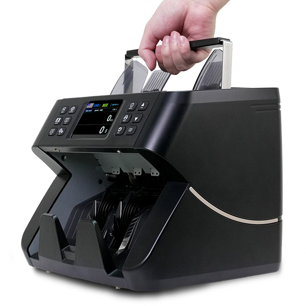 2024 ECB Approved Intelligent 2 CIS Money Counter Bill Counter Machine