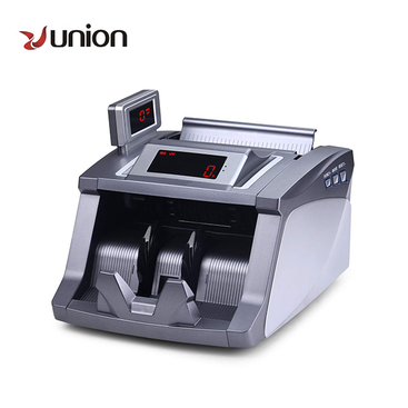 Bill Counter Cash Counting Machine Counterfeit Detection Purple Gray Bill Counter