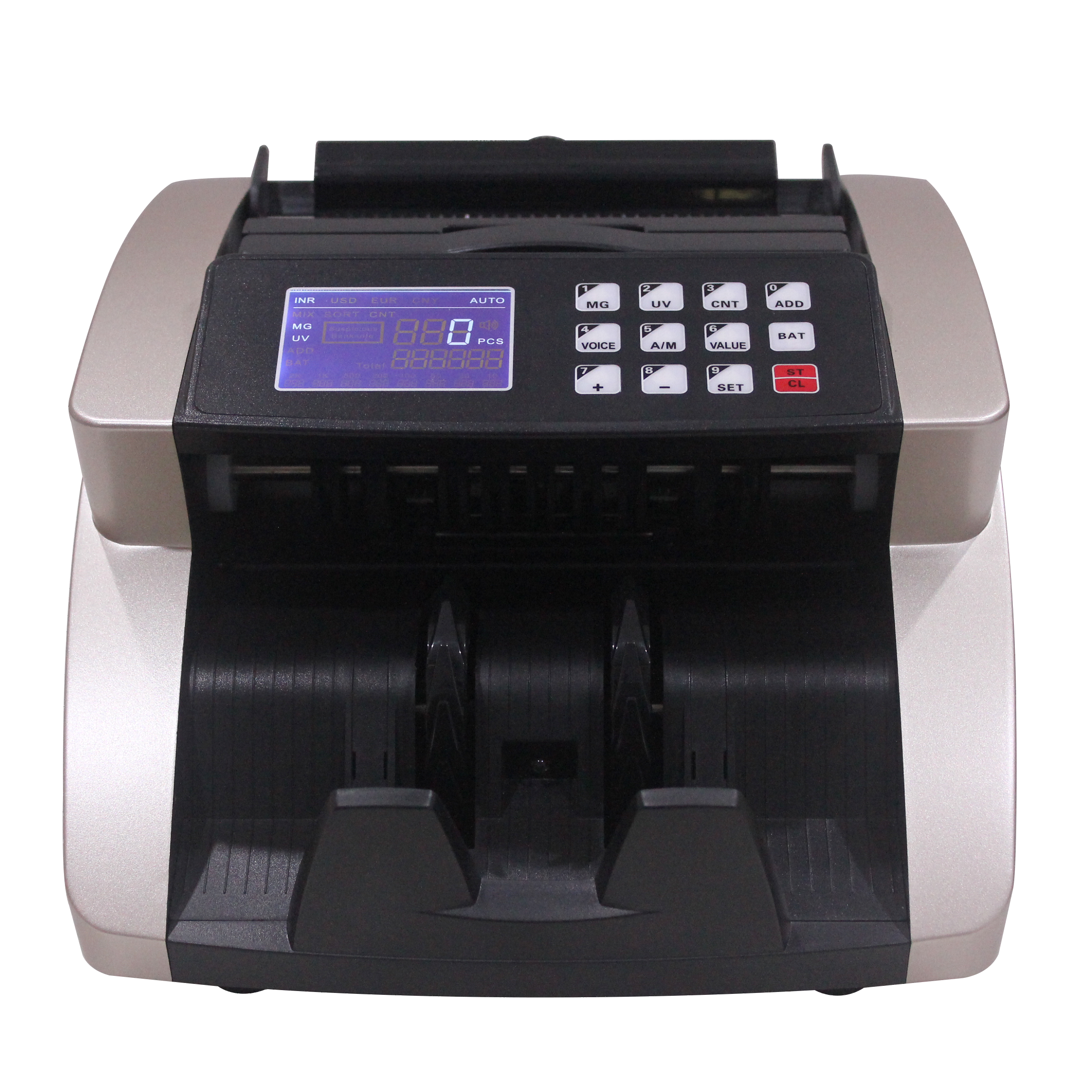 Automatic Bill Counter Currency Counting Machine Rose Gold Bill Counter Machine