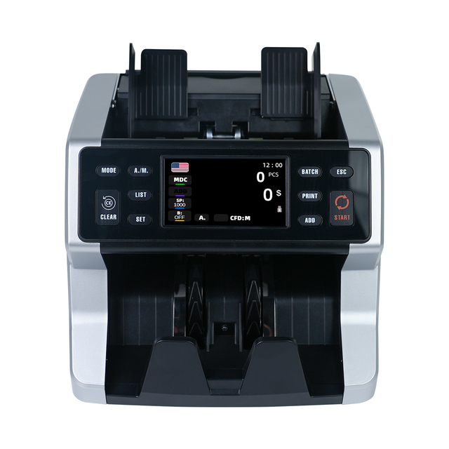 2026 ECB Approved Banks Banknote Machine Top Bill Counter Money Counting Money Counting Machine with Built-in Printer