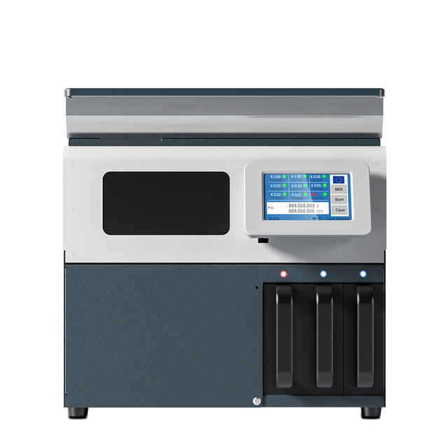 High Speed 2+1 Mixed Currency Coin Counter Sorter Portable Bank Machine Precision Coin Counting Machine with Built-in print
