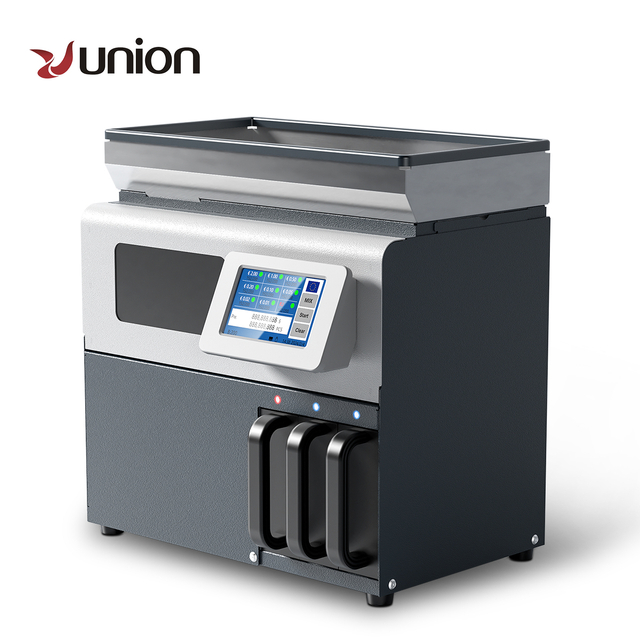 High Speed 2+1 Mixed Currency Coin Counter Sorter Portable Bank Machine Precision Coin Counting Machine with Built-in print